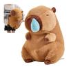 REDICE Capybara Stuffed Toy with Runny Nose [2026 New Material] Soft and Gentle On the Skin 22cm/33cm/45cm Fluffy Cute Healing Capybara Interior