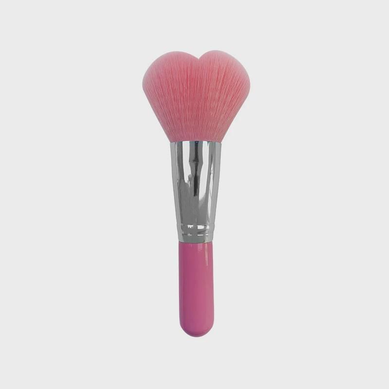 

In Stock Pink Heart-Shaped Makeup Brush Powder Brush Blush Brush Shading Brush Loose Powder Brush Makeup Tools Makeup Brush Pink Heart brush