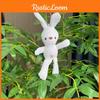Cuddly Soft And Corn Rabbit Plush Toy Miniature Keychain Ideal For Bag Accessories