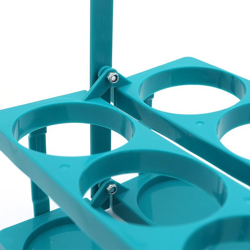 1PC Foldable Plastic Beer Basket Drink Beer Portable Rack Sports Kettle Portable Portable Rack Beer Rack