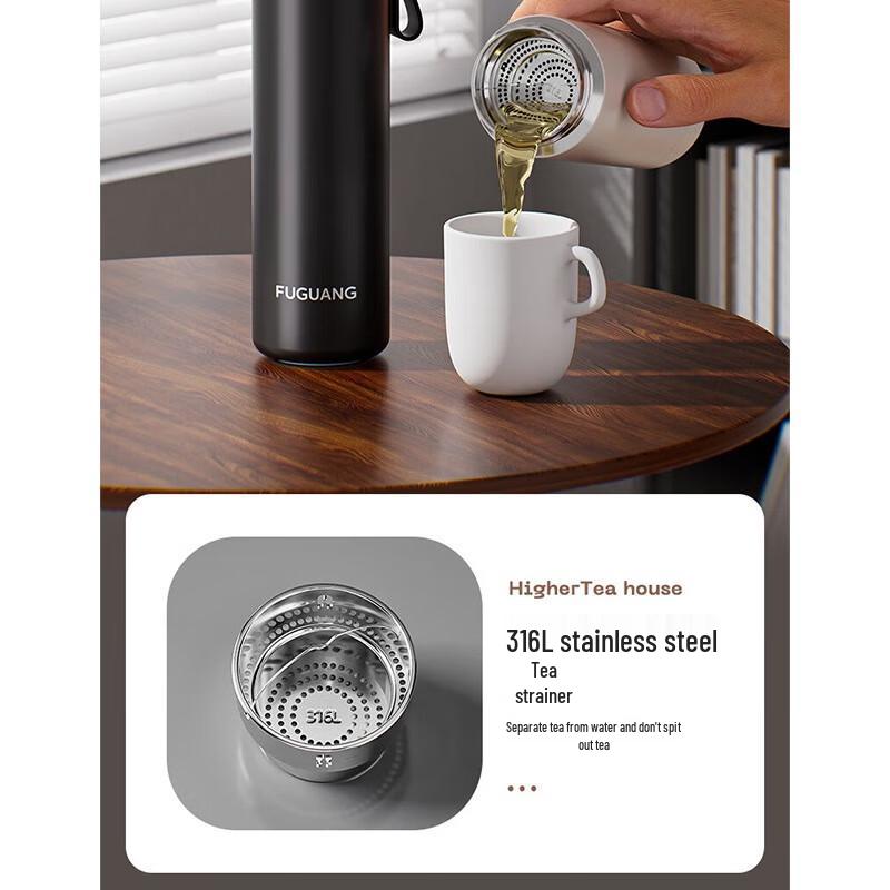 Fuguang 316L Stainless Steel Portable Thermos Mug
