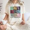 2026 Sommer Damen in My Bookish Era T-Shirt Baumwolle und Atmungsaktiv Kurzarm Oversized Locker Lässig Liebe Bücher Geschenk für Sie