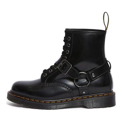 Tendenza Moda Stivali Martin Stivali Unisex Nero 25163001