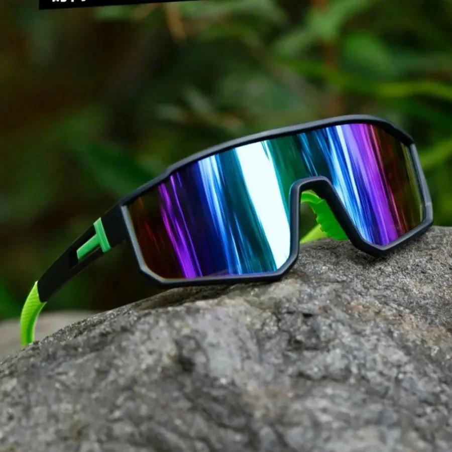 Herren Oversized Fahrradbrille für Männer Fahrrad Winddicht Bunte Beschichtung Sonnenbrille Outdoor Sport Motorradfahren