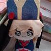 10cm Mini Demon Slayer Douma Plush Doll with Hat Cute Pendant Douma Stuffed Doll Keychain Toys Fans Birthday Gift Collect