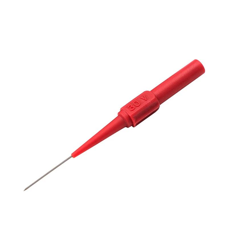 10Pcs 30V Diagnostic Tools Multimeter Test Lead Extention Back Piercing Needle Tip Probes Car Automotive Test Probe Kit 0.7MM Code Readers 4