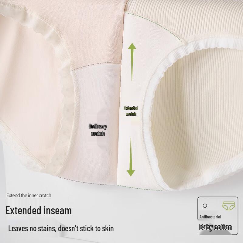 Yiershuang Women's Antibacterial Cotton Briefs