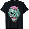 Zombie Face Brain Boys Men Women Girls Scary Gift Unisex T-Shirt, Birthday Gift