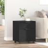 Filing Cabinet Black Oak Look 45 x 38 x 54 cm Engineered Wood