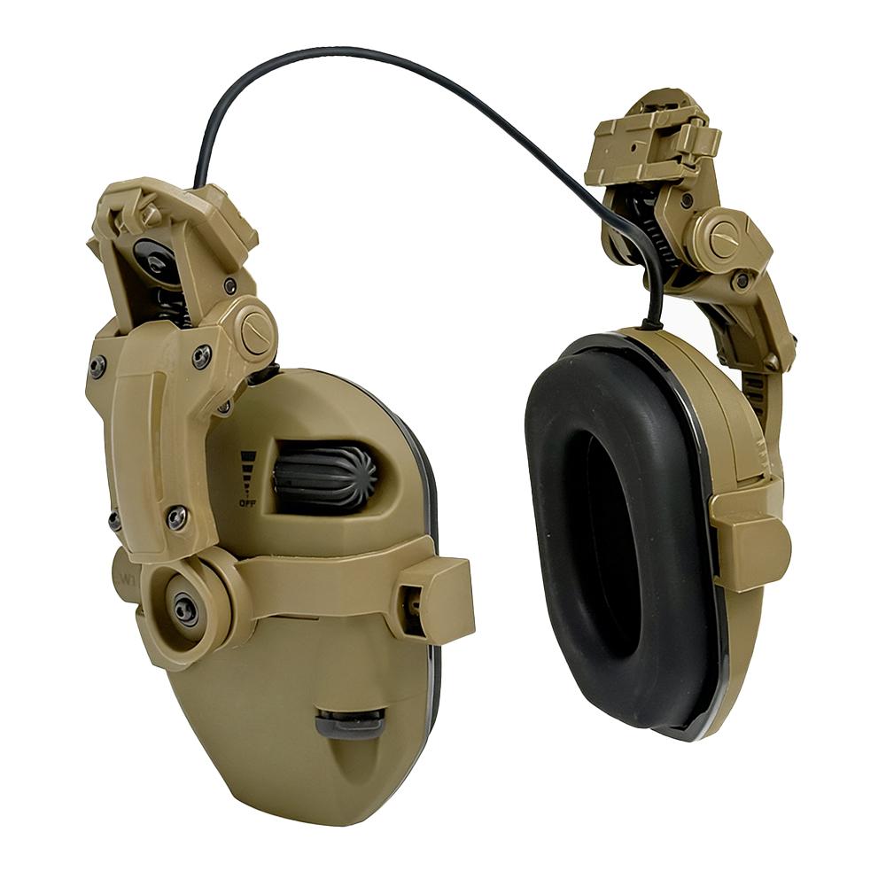 Tactical Helmet Mounted Earmuffs For Shooting Electronic Hearing Protection Ear Protect Noise Reduction Active Hunting Headphone