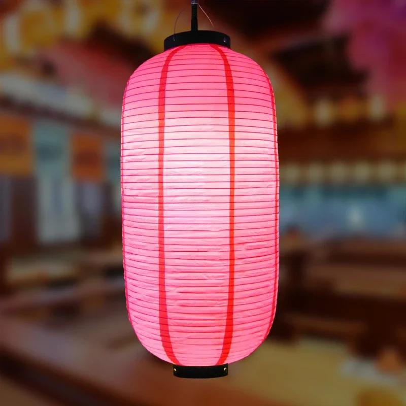 Korean Lanterns for Outside Birthday Party Decorations Hanging 25x50cm Lantern Japanese Decoration Wedding Waterproof Rustic