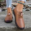 Hand-stitched Bag Fashionable Single Shoes with Soft Soles Casual Women's One-foot Lazy Shoes