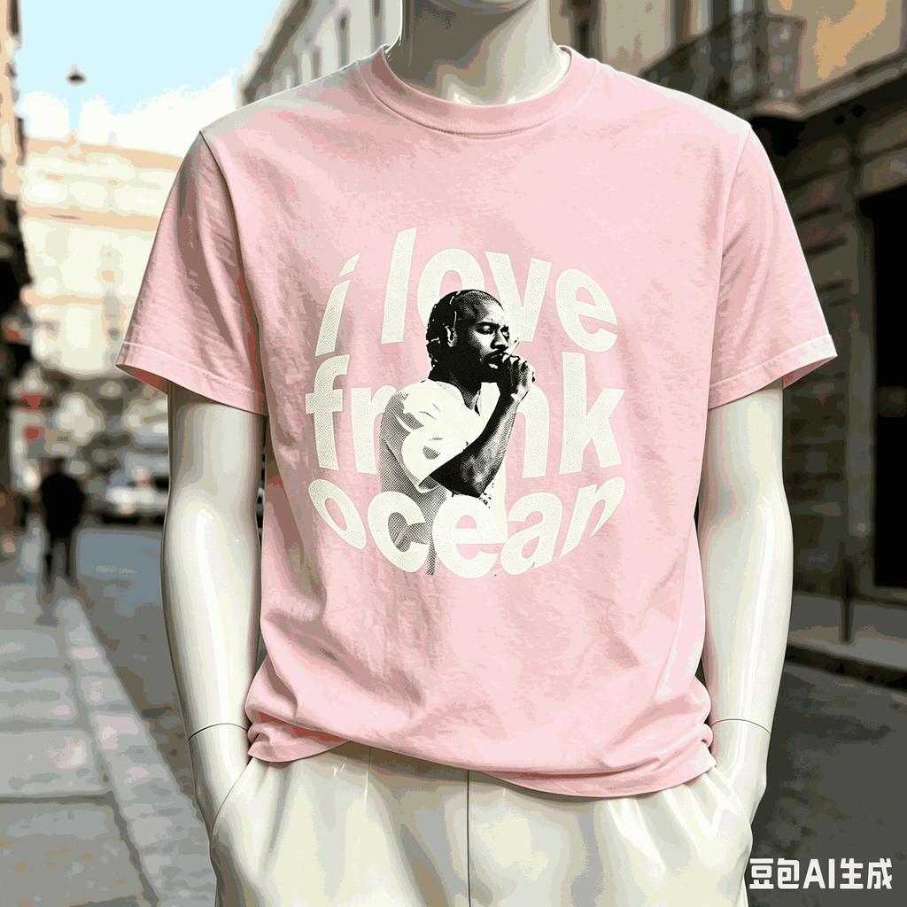 Frank Ocean For Fan Gift Tshirt Unisex Unisex Harajuku Oversized Unisex Short Sleeve Streetwear High Quality Couples Comfortable