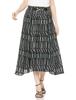 Grace Continental 2023SS Chidori Print Flare Skirt for Women