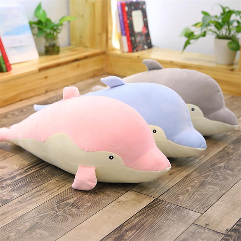 New Soft Dolphin Doll Plush Toys Soft Little Dolphin Simulated Fish Doll Men and Women Children's Birthday Gifts Gift