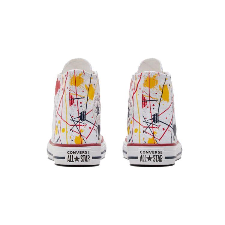 Converse Chuck Taylor All Star High Top Canvas Shoes Kids Sneakers White Multicolor 671907C