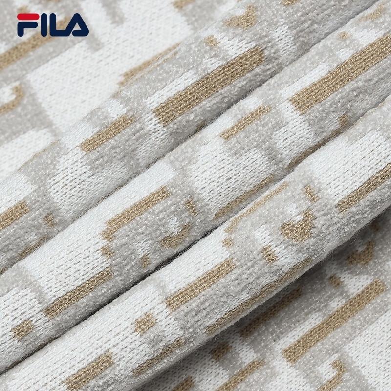 FILA Women's All-Over Print Long Sleeve Knit Sweater