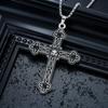Kreuzkette Herren Titanstahl Nicht Verblassend Hochwertiges Gefühl Vielseitiges Persönlichkeitsdesign Sommer Accessoires Damen Trend Einfacher Schmuck