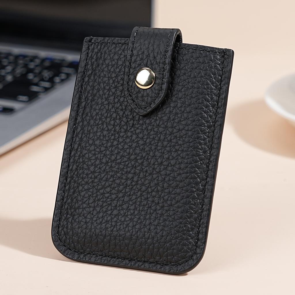 New Cow Leather Men's Card Bag Coin Purse Slim Credit Card Holder Wallet For Men and Women ID Card Pocket