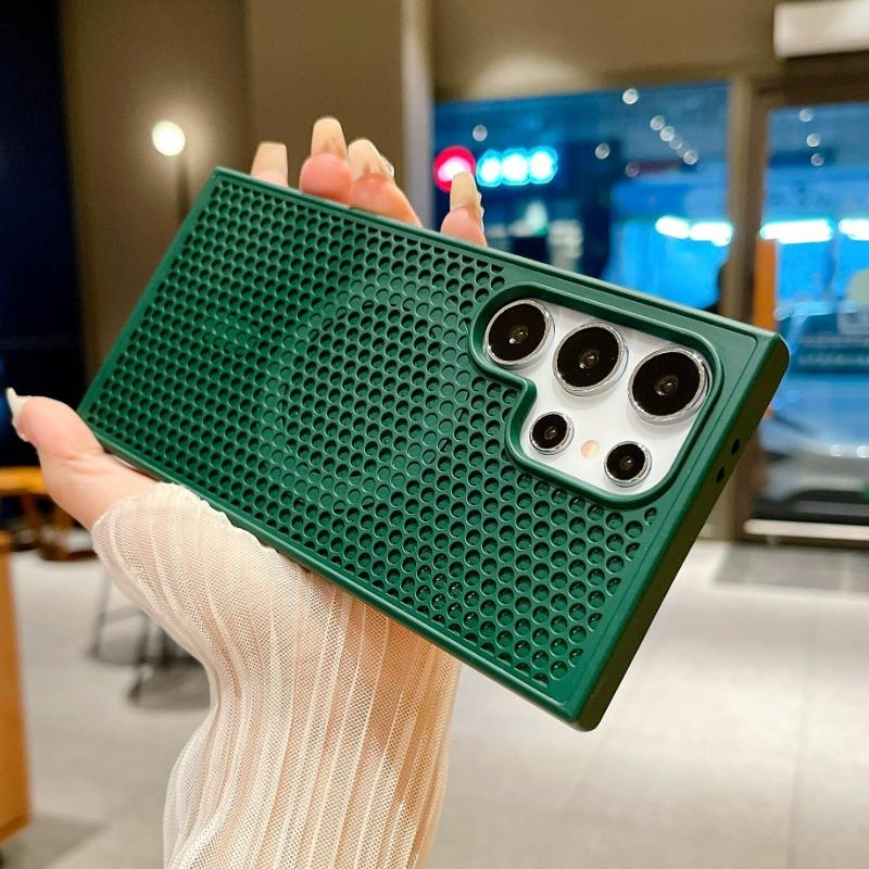 Trojrozměrné Duté Vhodné pro Pouzdro na Mobilní Telefon Samsung S25 Ultra Magnetické Absorpční S23FE Matné Chlazení S24Plus Ochranné Pouzdro