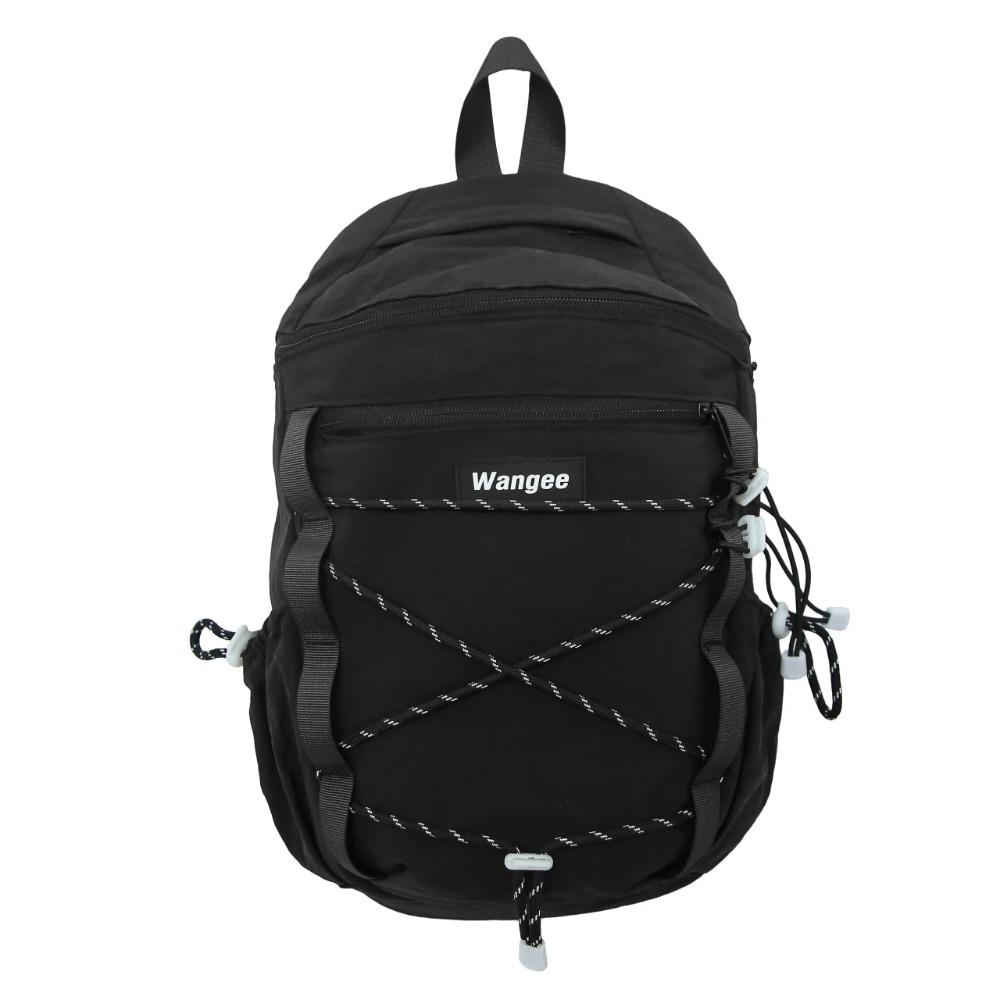 

Трансграничные уличные рюкзаки для альпинизма Большой вместимости Двуплечные сумки | Корейский стиль Мода | Легкий Хайкин 13 inches чёрный