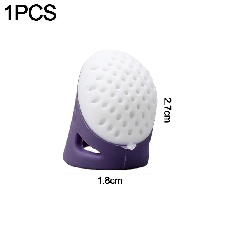 Silicone Thimbles Finger Tips Protector Anti-Slip Finger Covers Hand Cross-stitch Sewing DIY Tools Household Sewing Accessories