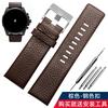 22mm 24mm 26mm 28mm 30mm 32mm Rindslederarmband für Diesel Uhr DZ4318 4386 4323 Uhrenarmband Herren Große Größe Echtes Lederarmband