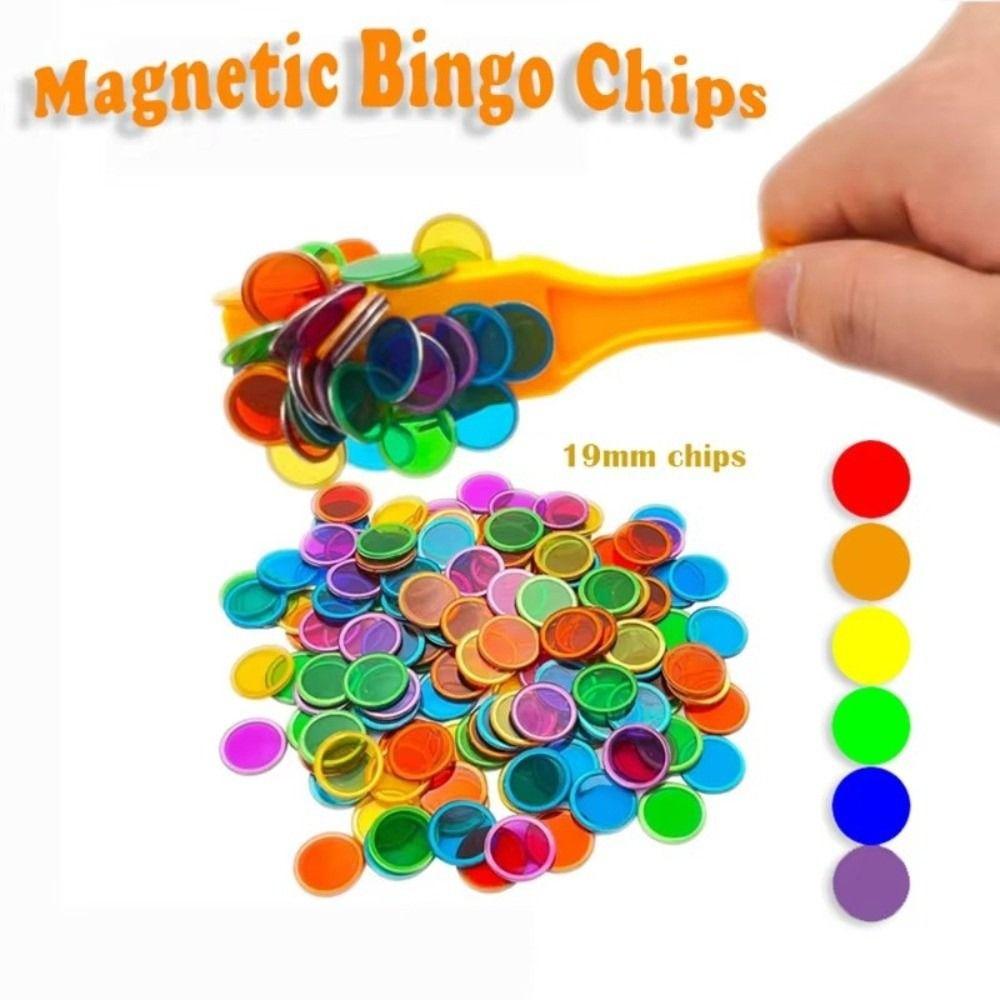 Color Sorting Bingo Wand Set Magnetic Stick Wand Science Teaching Aids  Family Game Night