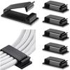 Adhesive Cable Organizer Cable Holder Cord Management Harness Clamp For Desktop Computer USB Cable Wiring Keyboard Cable Winder
