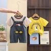 Baby Boys Girls Clothes Suit Summer Children Boys T-Shirt Overalls 2Pcs/Sets Toddler Casual Costume Infant Kids Tracksuits