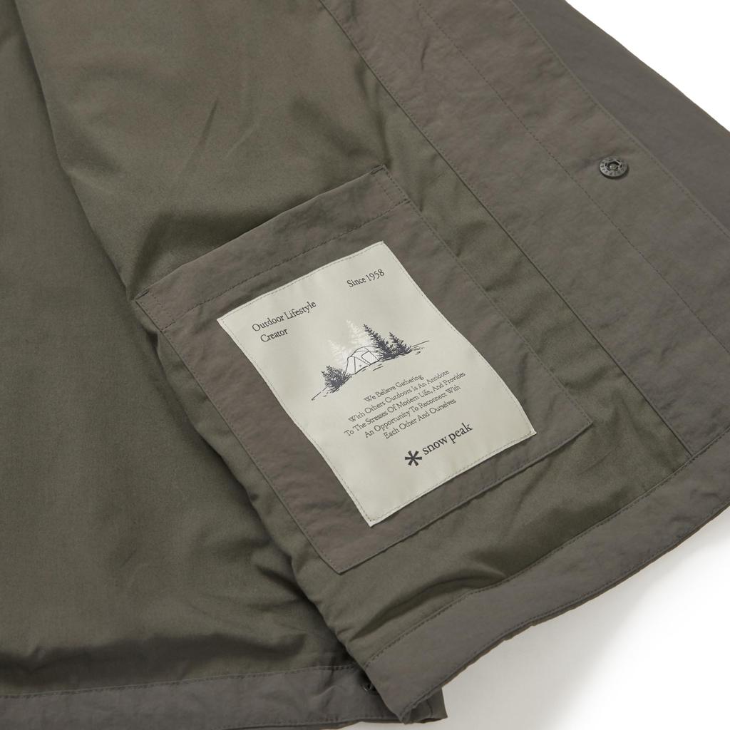 Cample Size L Camping Outdoor Festival [Snow Peak] Shirt-Jacket GS-S25SMCSH10