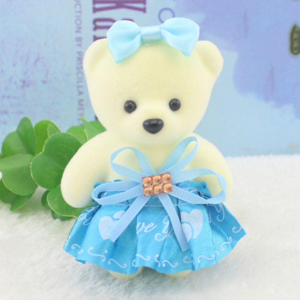 10pcs/set Foam Bear Bear Plush Foam Toys Plush Doll Cartoon Bouquet Doll  Girlfriends