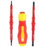 Insulated Screwdriver Set Ergonomic Anti-slip Handle Multi-Function for Automotive Repair Home Electrical Projects
