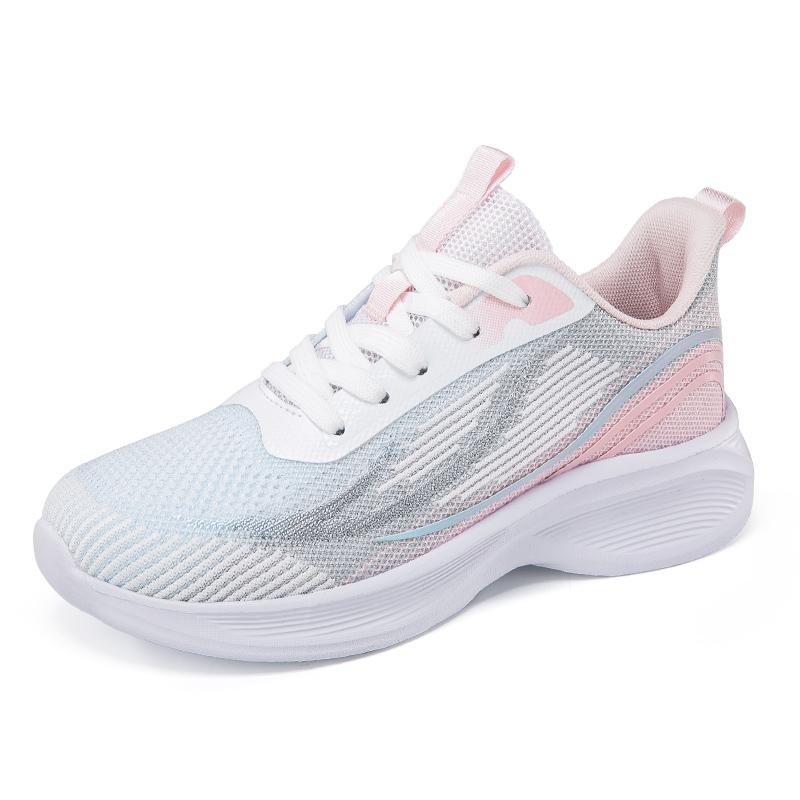 Knitted Running Sports Shoes Women Breathable Mesh Casual Sneakers Soft Sole Comfort Outdoor Trainers for Walking Jogging