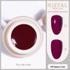 Ice-Clear Solid Cat's Eye Nail Polish - Smooth Cream Color Glue
