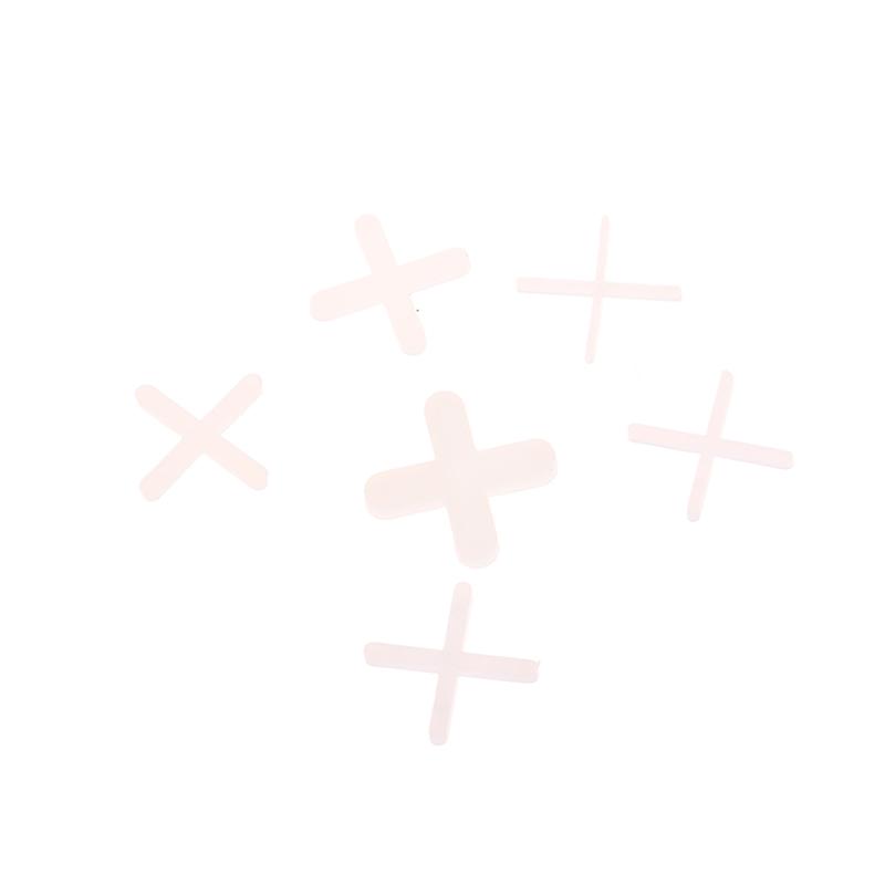 500Pcs 1/1.5/2/2.5/3/5Mm Ceramic Tiler Spacer Cross Plastic Tile Plumber Reuseable Leveling System Construction Tools