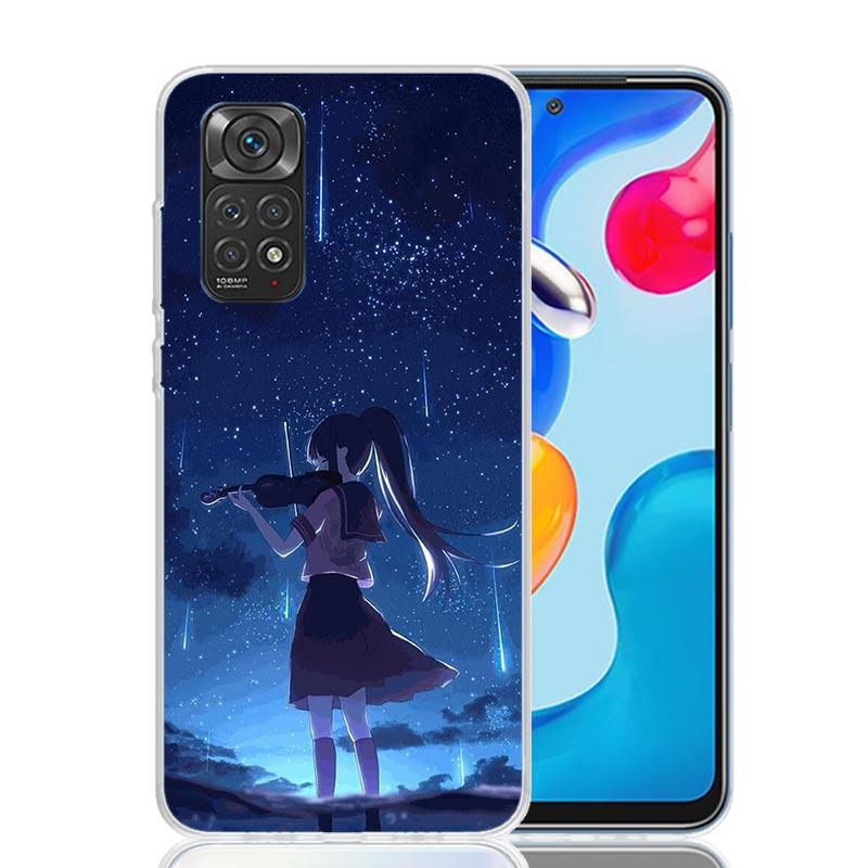 

Music Violin Phone Case For Xiaomi Redmi Note 13 14 15 Pro Plus 12S 12 14S 11S 11E 10 10S 11 11T 5G 4G Cover Coque Redmi Note 13 Redmi Note 11E Pro