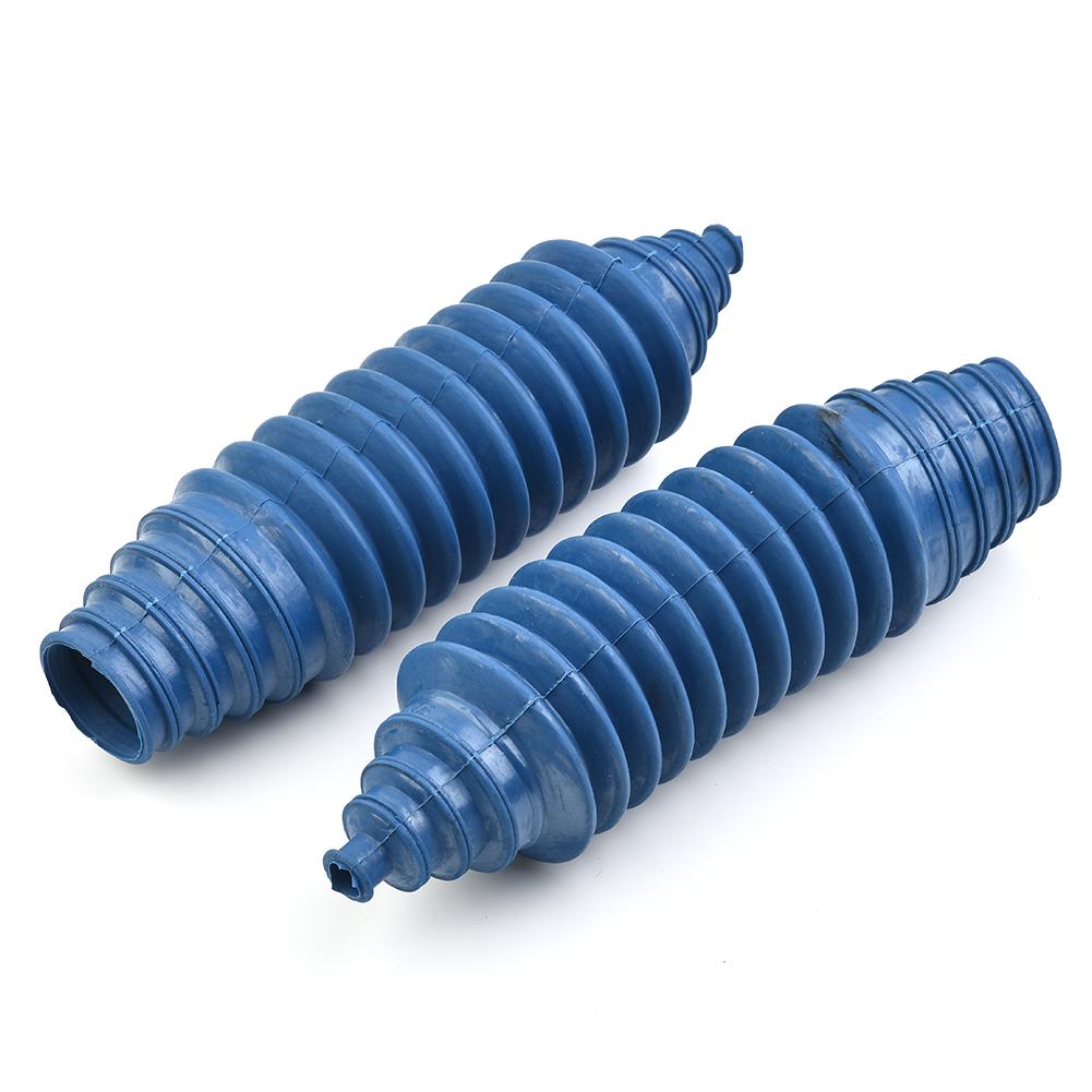 2 Set Gaiter Pinion Boot Accessory Blue Kit Parts Rack And Pinion Steering Boot Replacement Silicone High Quality