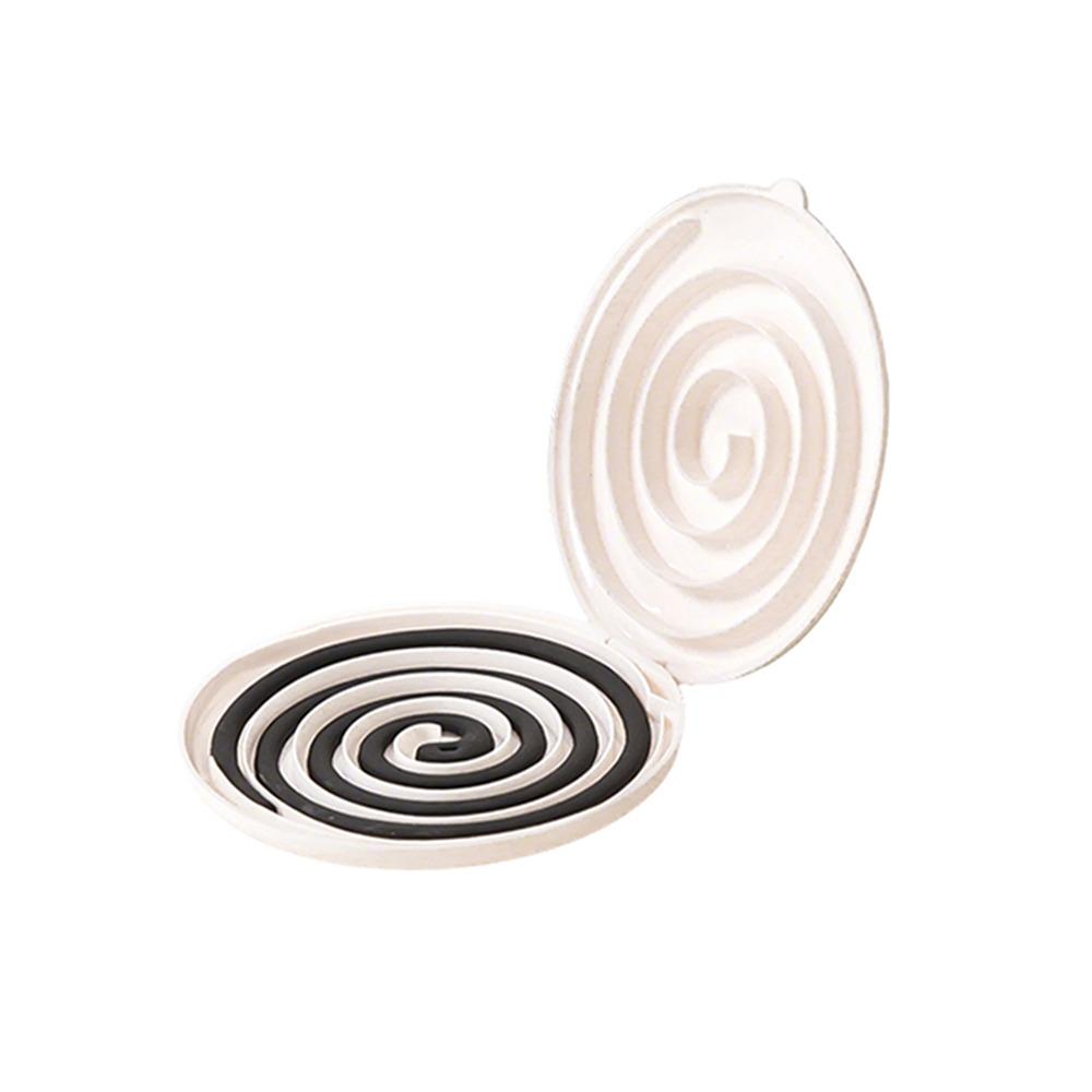 

Подставка для москитной спирали с поддоном, полезная подставка для благовоний из сандалового дерева для использования в помещении и на улице White Separator