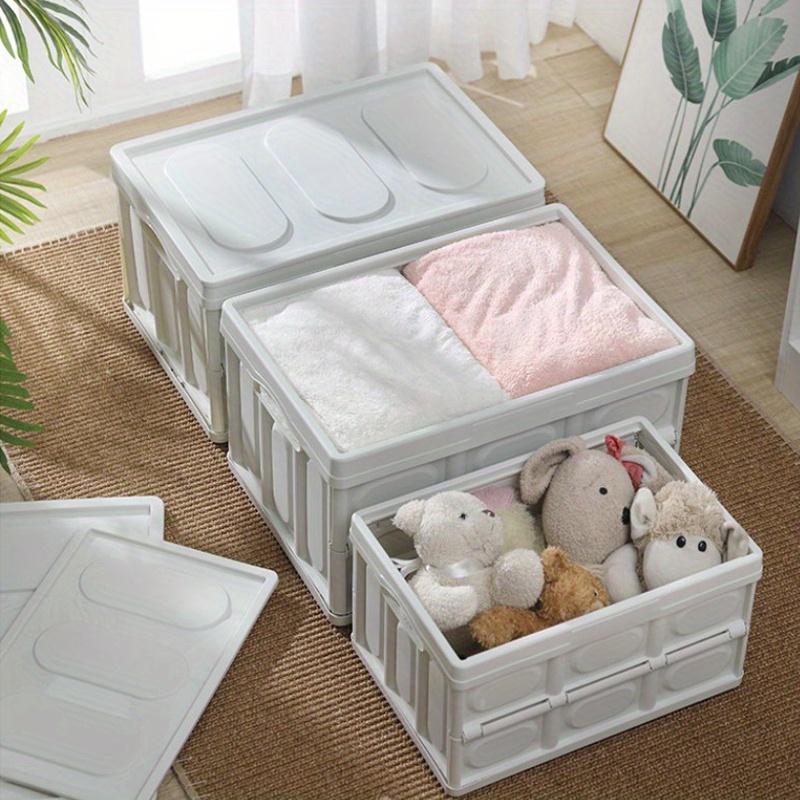 42*28*24cm1Stk. Haushalts- & Camping-Faltaufbewahrungsbox mit Holzdeckel, multifunktionale Outdoor-Aufbewahrungsbox für Kleinteile für Camper.