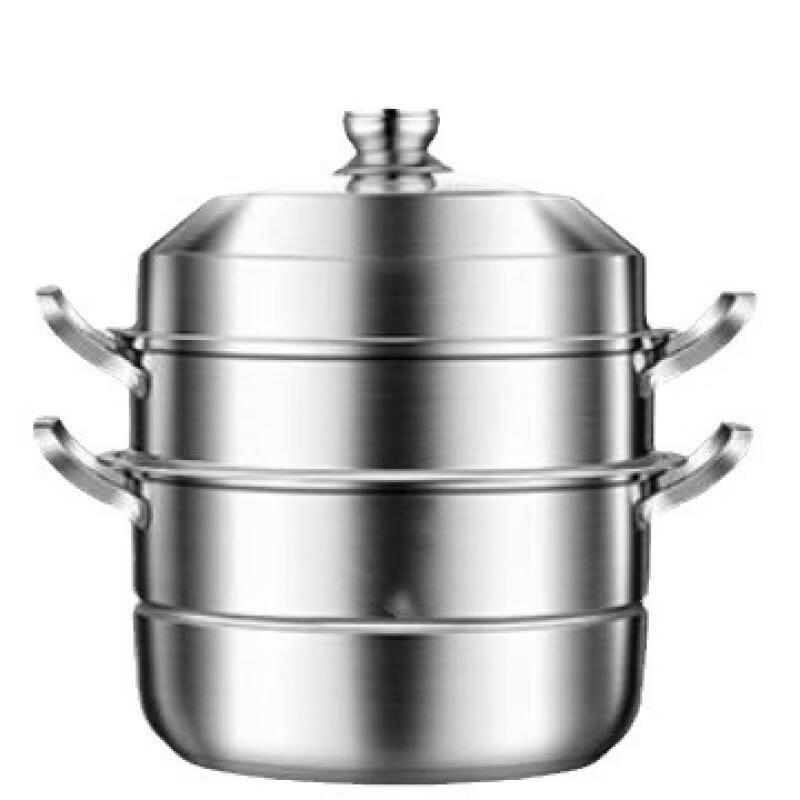 Handon 28cm Double-Layer Stainless Steel Steamer