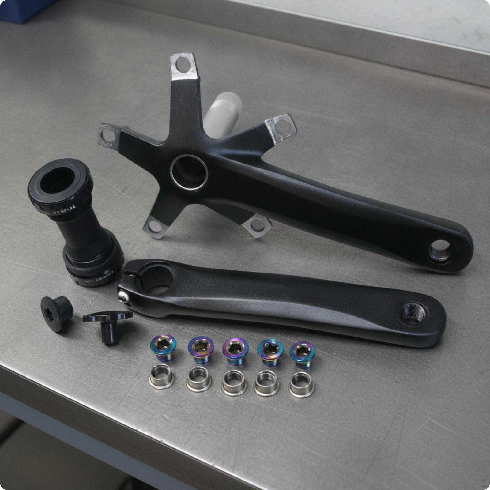 130 44T Crankset Aluminum Alloy with