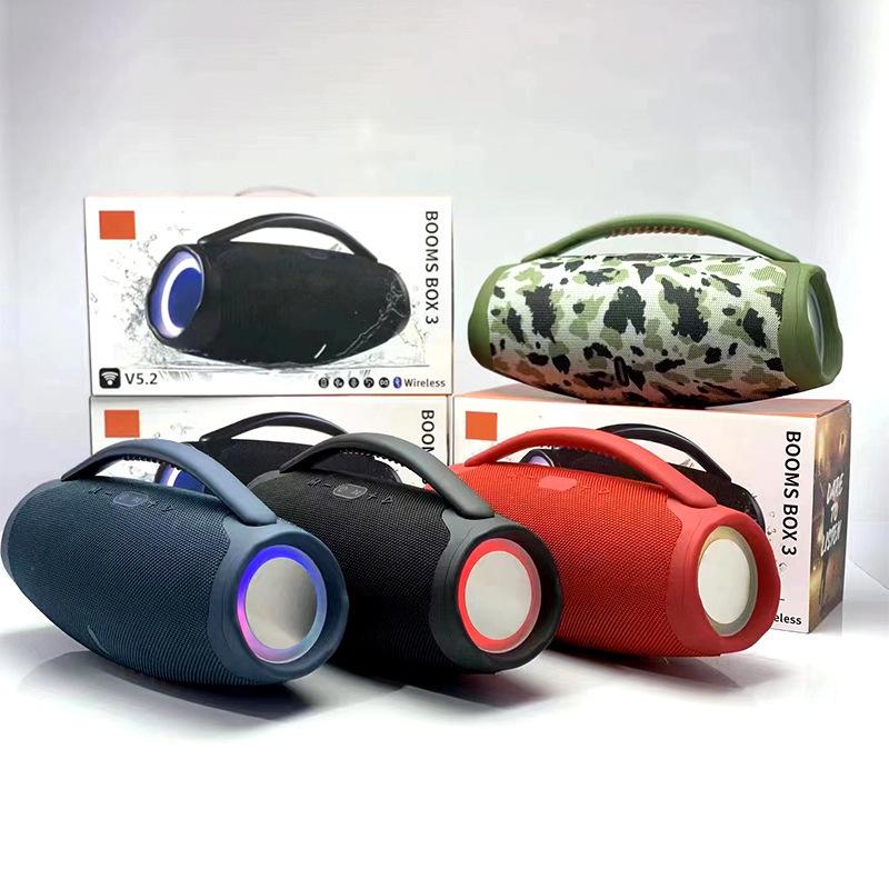 

Booms BOX3 беспроводной RGB портативный уличный Bluetooth-динамик чёрный