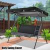 Outdoor Swing Chair Cover Playground Swing Chair Top Cover Waterproof Sunshade Canopy Green 164*114*15cm Swing Canopy Roof Shade