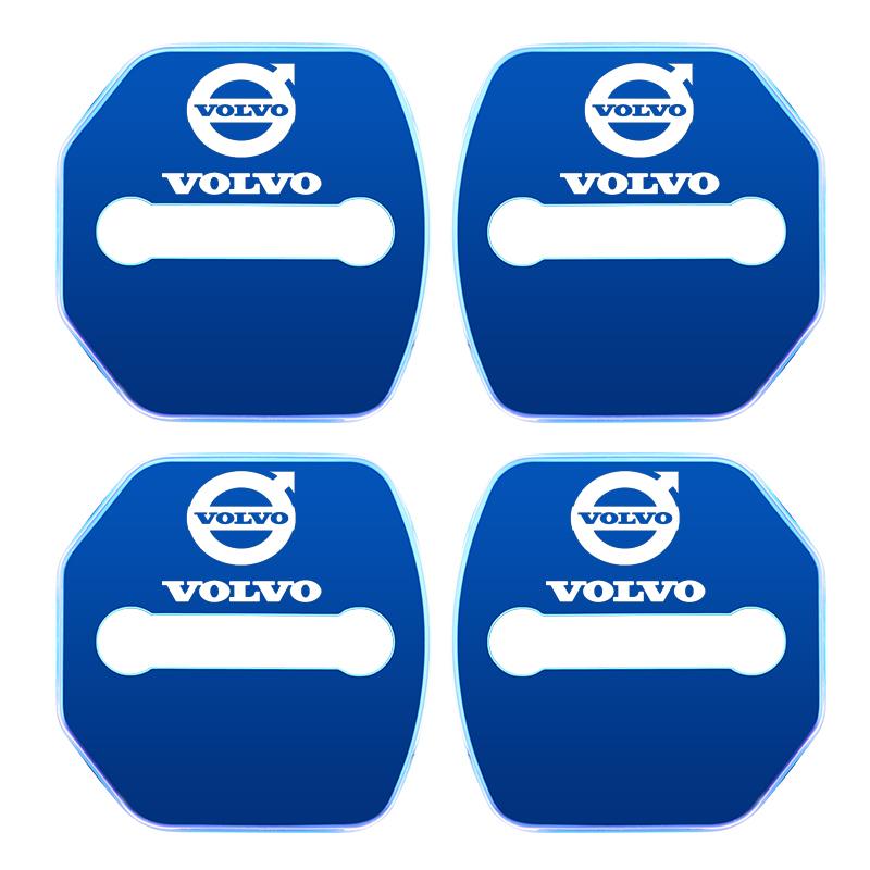 4x Car Door Lock Cover For Volvo XC60 XC90 S60 V50 V60 V70 V90 S90 Accessories Styling Lock Protective Cover Shell