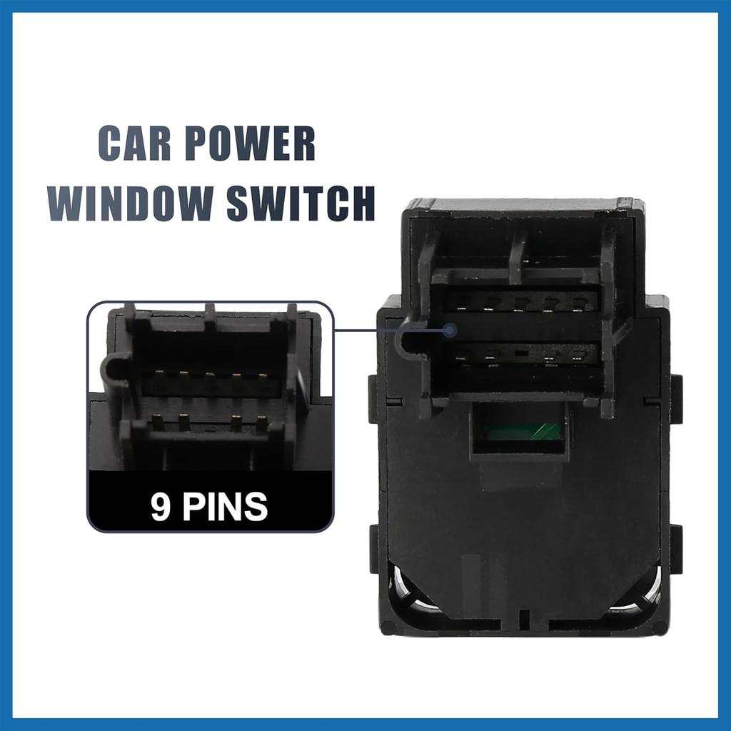 Master Driver Side View Mirror Switch 10418008 Replacement for Buick Regal 1997-2004 for Buick Century 1997-2005 Item Replacement