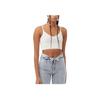 Adidas Originals  X Ivy Park Short Solid Color Breathable Tank Top Women Tops Off-White HG2418