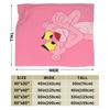 Pinks Panthers Animation Velvet Throw Blankets Blanket for Bed Couch Warm Bedspread,