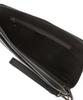 Daks Men'S Accessories Black Lolo Pattern Cowhide Clutch Bag Dbba6F006Bk