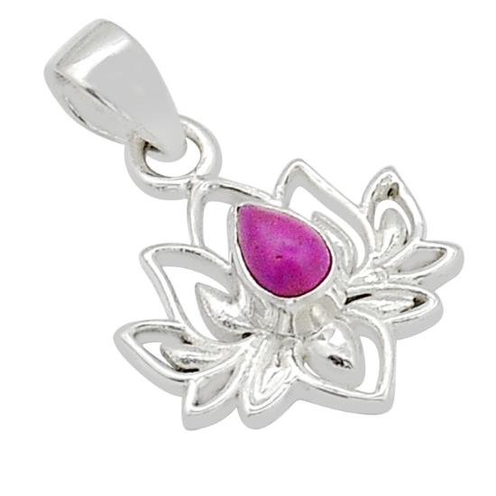 

Бирюза Мохаве в форме лотоса, серебро 925 пробы, бирюзовый кулон, ювелирные изделия с целебными драгоценными камнями